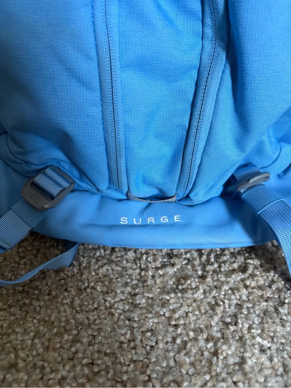 The North Face Women’s Surge Backpack in Dark Cornflower Dark Heather 🩵 GUC
